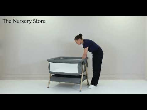 Puggle Dreamy Twin Bedside Crib - Safe Co-Sleeping For Twin Newborns Keeps Both Babies Close By Your Side - View 2