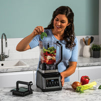 Ninja 3-in-1 Food Processor & Blender with 5 Automatic Programs: Blend, Max Blend, Chop, Mix, Puree, 1.8L Bowl, 2.1L Jug, 700ml Cup, 1200W, Dishwasher Safe Parts, Auto-iQ, Black BN800UK thumbnail 9