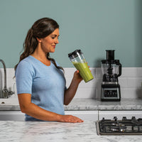 Ninja 3-in-1 Food Processor & Blender with 5 Automatic Programs: Blend, Max Blend, Chop, Mix, Puree, 1.8L Bowl, 2.1L Jug, 700ml Cup, 1200W, Dishwasher Safe Parts, Auto-iQ, Black BN800UK thumbnail 5