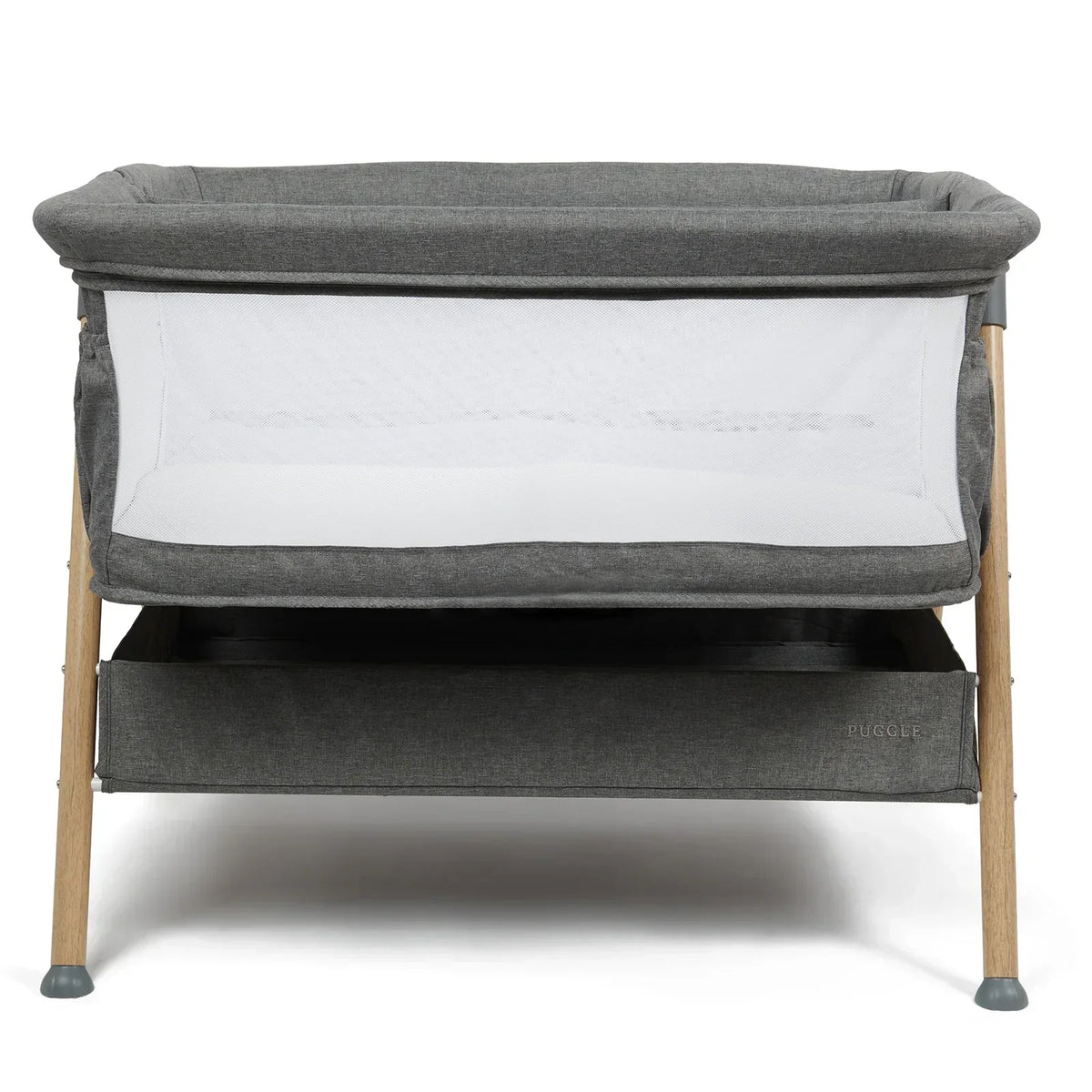 Puggle Dreamy Twin Bedside Crib - Safe Co-Sleeping For Twin Newborns Keeps Both Babies Close By Your Side — image 3