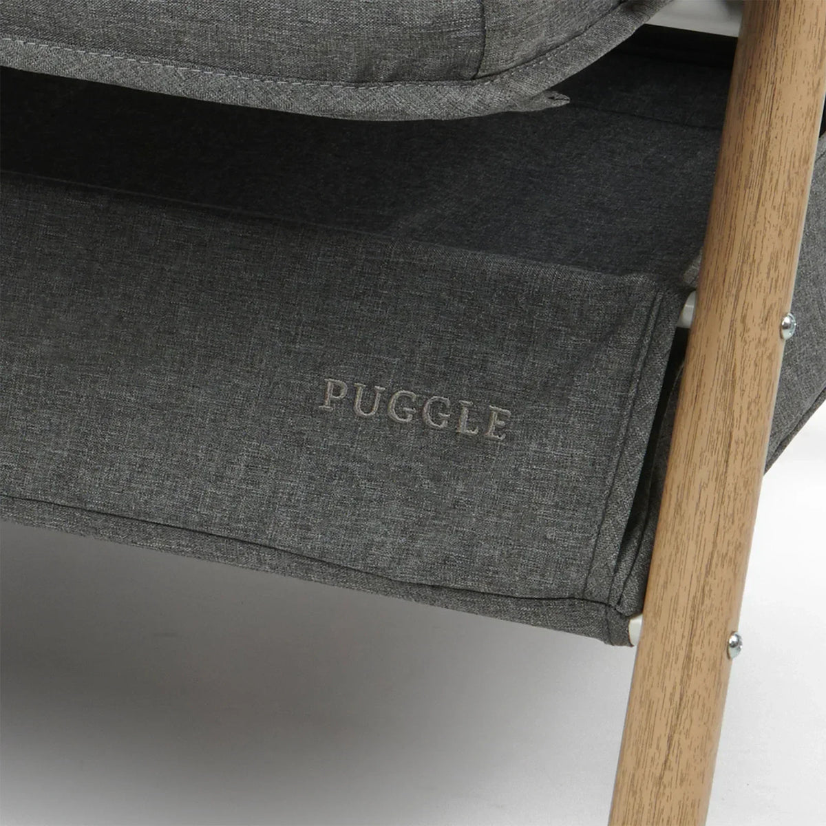 Puggle Dreamy Twin Bedside Crib - Safe Co-Sleeping For Twin Newborns Keeps Both Babies Close By Your Side - View 4