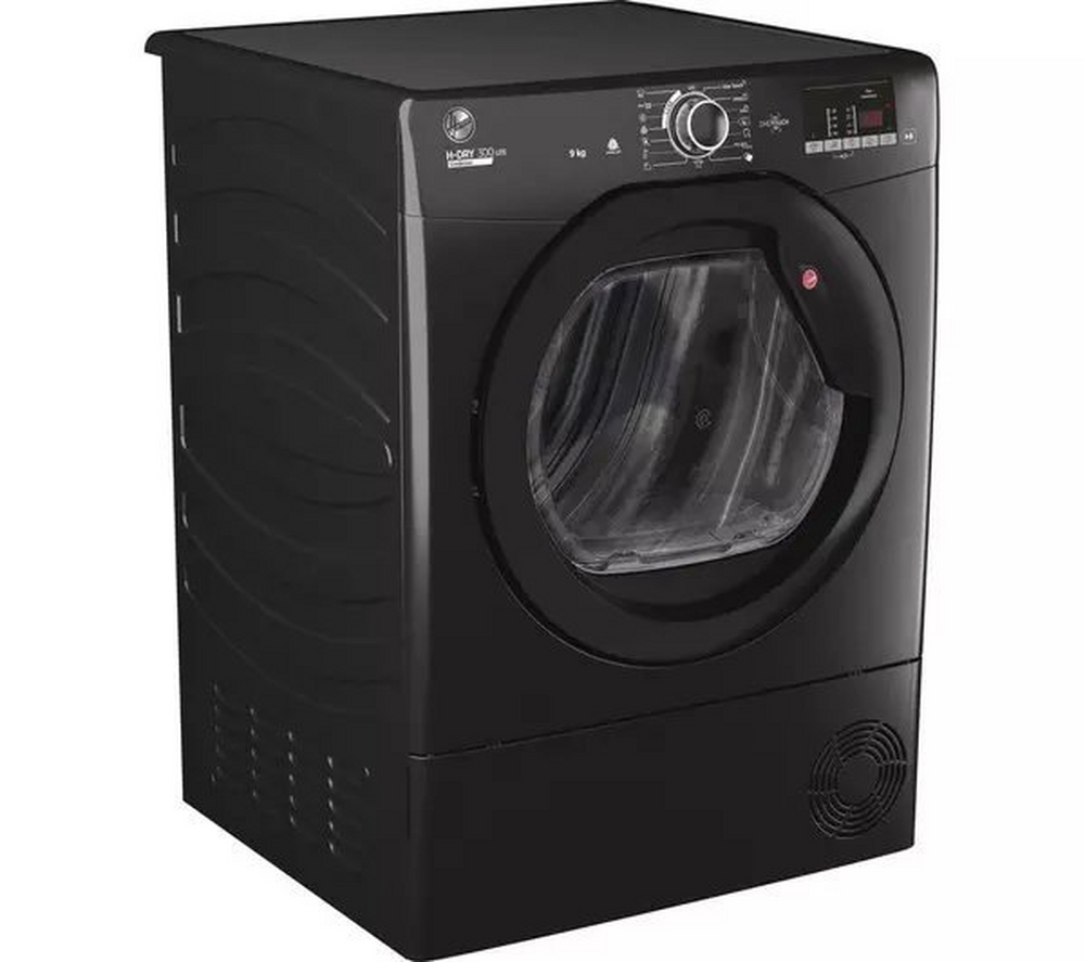 Hoover HLE C9DGB H-Dry 300 Lite Tumble Dryer 9kg Black