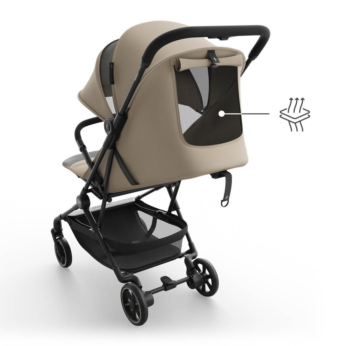 Kinderkraft Nebo Compact Stroller - Ultra Light Travel Companion With EVA Wheels — image 4