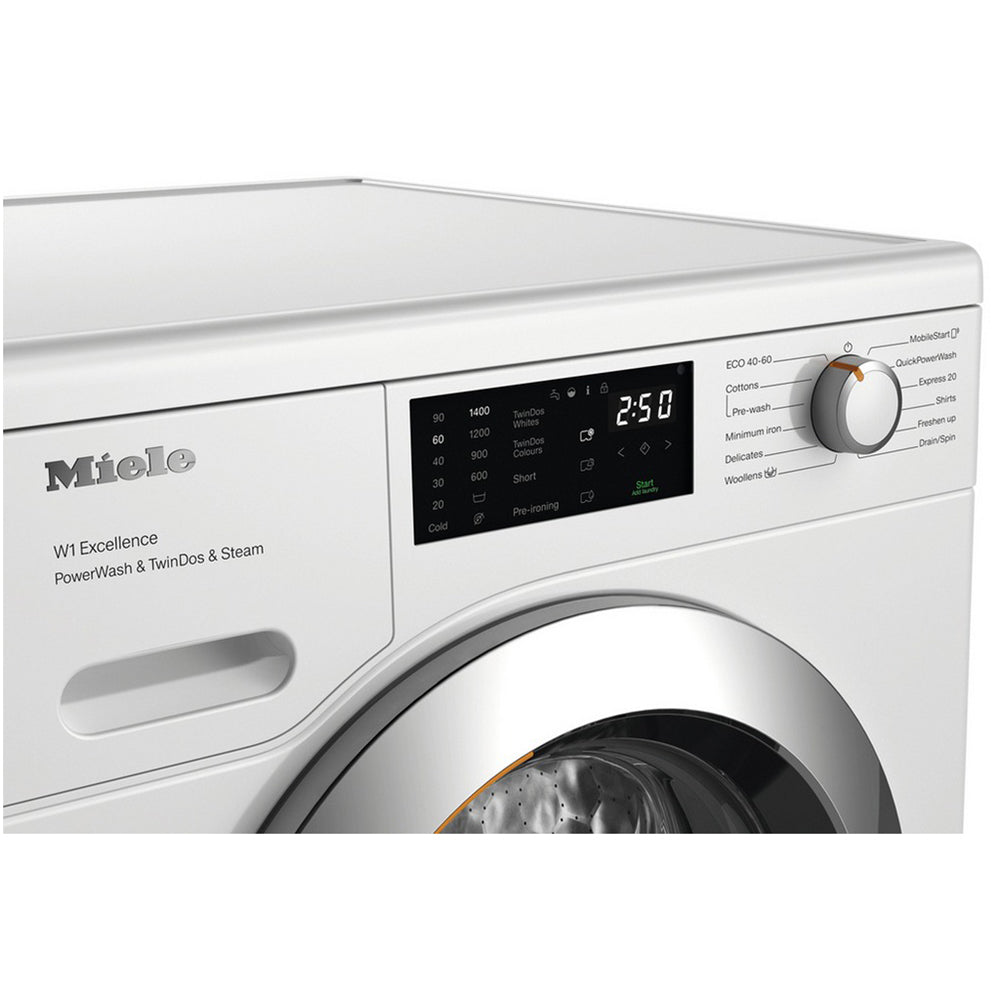 Miele WEG885 WCS Washing Machine 9kg Lotus White