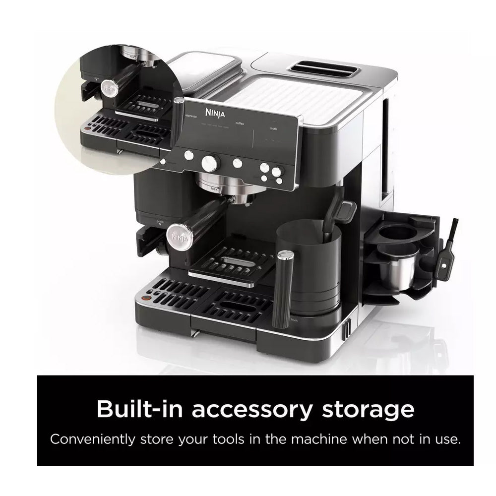 Ninja Luxe Cafe Premier ES601UKBK Espresso Coffee Machine 2L 14 Bar Black — image 3