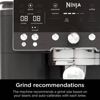 Ninja Luxe Cafe Premier ES601UKBK Espresso Coffee Machine 2L 14 Bar Black thumbnail 5
